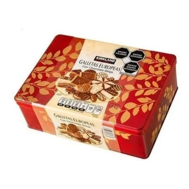 Galletas Europeas Kirkland Cubiertas Chocolate Belga 1.4kg