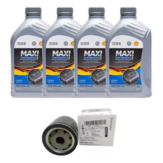 Kit Troca De Óleo 5w40 508.88 E Filtro De Óleo Original Vw