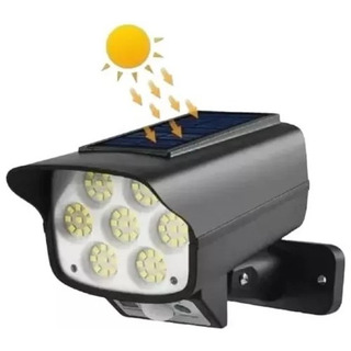 Lampara Solar Luz Led Con Forma De Cámara Sensor Movimiento Lampara Solar Luz Led Con Forma De Cámara Sensor Movimiento