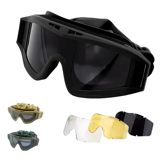 Gafas Tácticas Goggle Militares Policia Careta Gafas