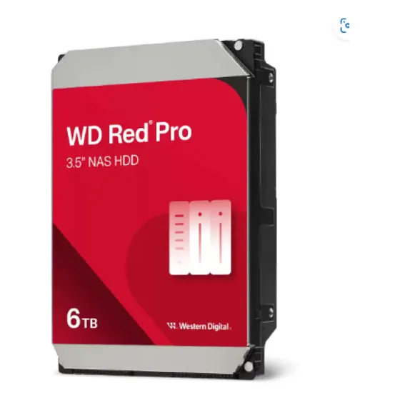 Western Digital Disco Duro Red 6tb Sata3 256mb 7200 Nas Pro