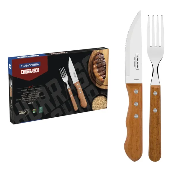 Juego Jumbo Para Asado Modelo Churrasco (dynamic), 12 Piezas