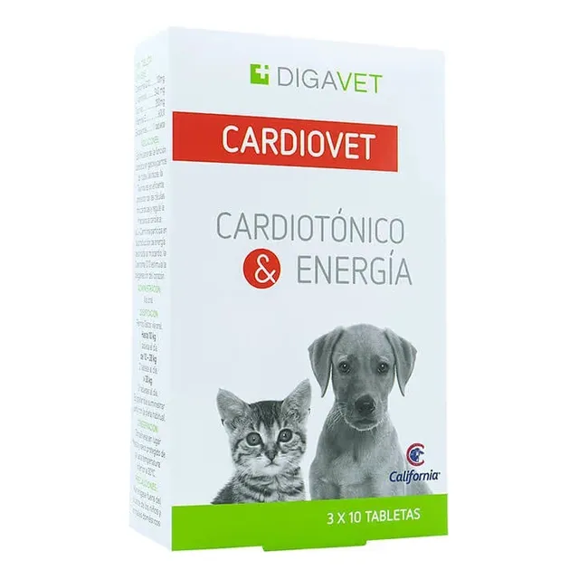 California Cardiovet 30tab Suplemento Cardiotonico Y Energia