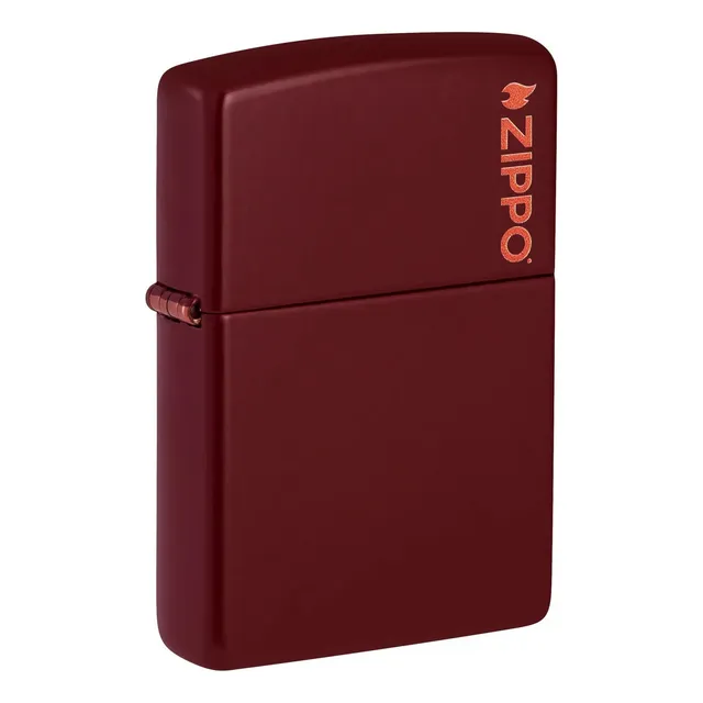 Encendedor Zippo 46021zl Merlot Con Logo  Yesquero Original