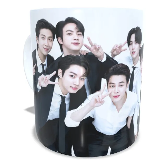 Mugs Personalizados Miembros Bts Pocillos Vasos Kpop