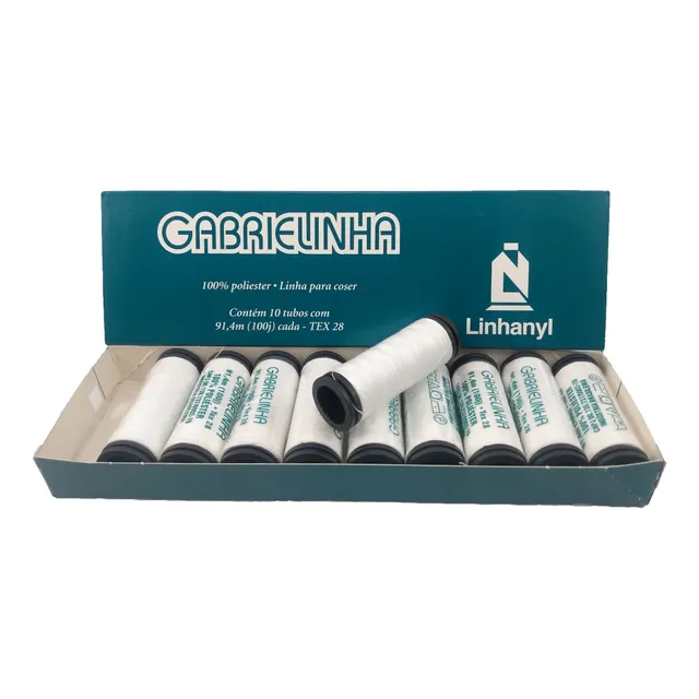 Kit 10 Un Linha Costura Linhanyl Coloridas Atacado
