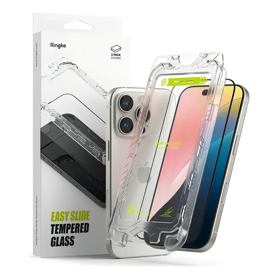 Mica Vidrio Ringke Easy Slide Para iPhone 16 Pro Max 6.9 2pc | Cuotas sin interés