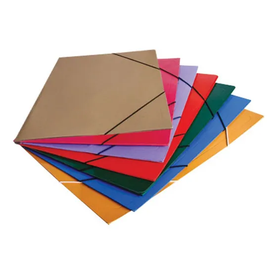 Carpeta 3 Solapas C/elástico Plastificado Color Oficio Nº5