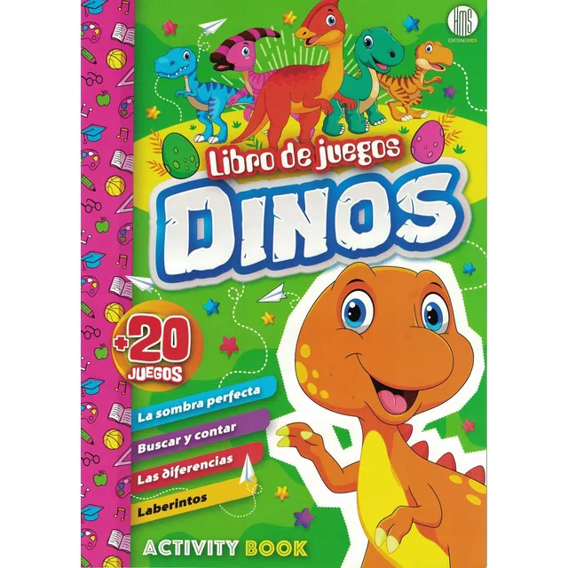 Dinos Libro De Juegos