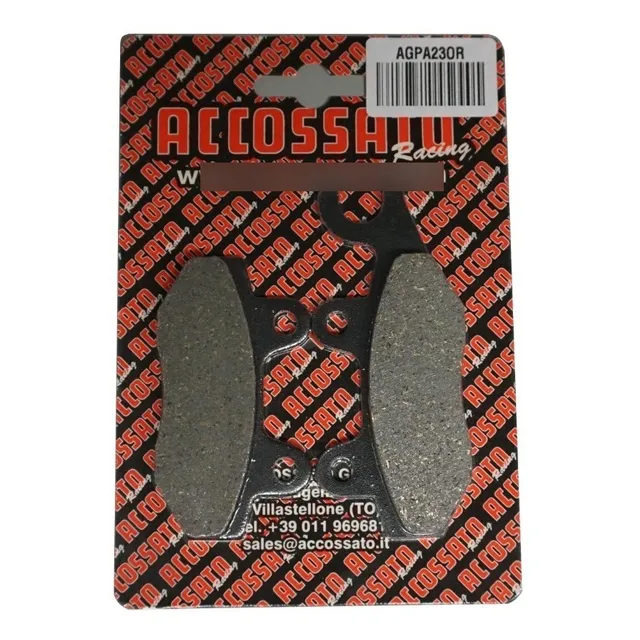 Pastilla Freno Delantero Accossato Racing Tvs Apache 200