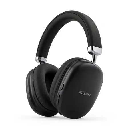 Audifonos Inalambricos Bluetooth Olsen Over-Ear con Microfono Bateria 40 Hrs Color Black