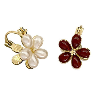 Aretes De Cristal Con Diseño De Doble Flor Vintage Aretes De Cristal Con Diseño De Doble Flor Vintage