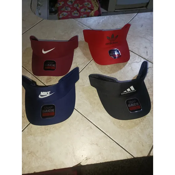 Viseras Nike Y adidas Ajustables Para Adultos