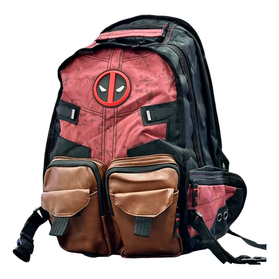 Morral Deadpool Marvel Bolso Mochila Importado