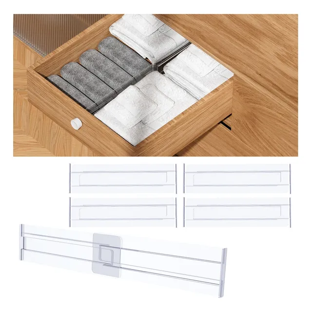 4x Caja Organizadora Multifunción Separadores De Cajones 