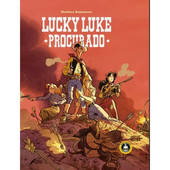 Lucky Luke - Procurado, De Mathieu Bonhomme., Vol. 1. Editorial Editora Trem Fantasma Ltda, Capa Dura, Edição 1 Em Português, 2022