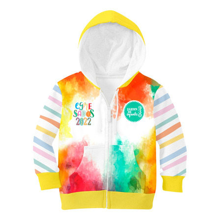 Campera De Egresados Jardin Niños Color Full Personalizada Campera De Egresados Jardin Niños Color Full Personalizada
