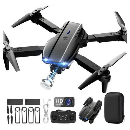 Drone DLI E99 Mini com Câmera Dupla HD e Controle Remoto