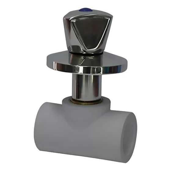 Llave De Paso Ppr Campana Cromada 20mm Hoffens