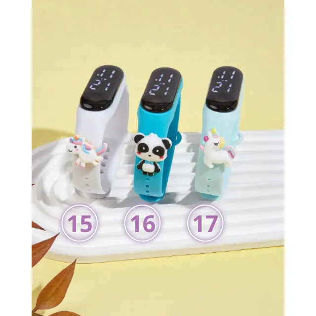 Reloj Digital Electronico Delgado Pulsera Infantil Niños