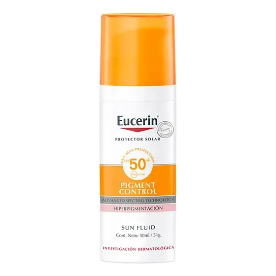 Protector solar Sun fluid Pigment Control 50ml Eucerin | Cuotas sin interés