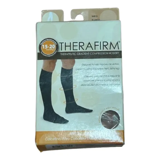 Calcetín Mediana Compresión Caballero 15-20 Mmhg Therafirm