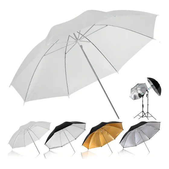Sombrinha Difusora Para Flash 84cm Tripé Fotografia Filmagem Pdimport