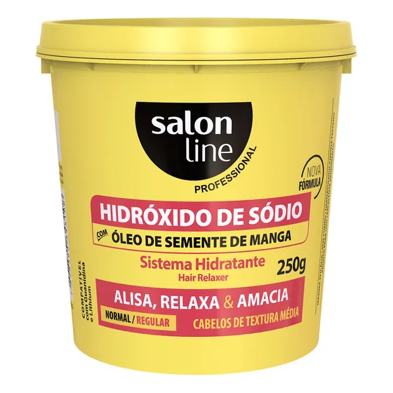 Relaxante Hidróxido De Sódio Manga Regular Salon Line 250g