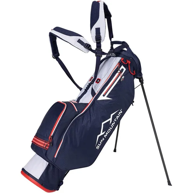 Sun Mountain Stand Bolsa Golf Azul Marino Blanco Rojo