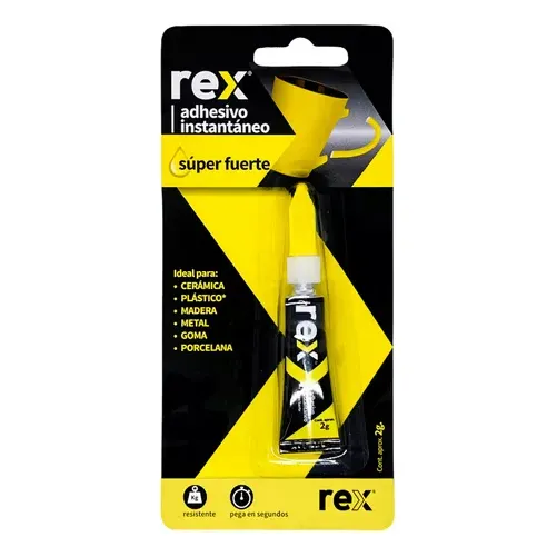 Adhesivo Instantáneo Rex Super Fuerte 2gr