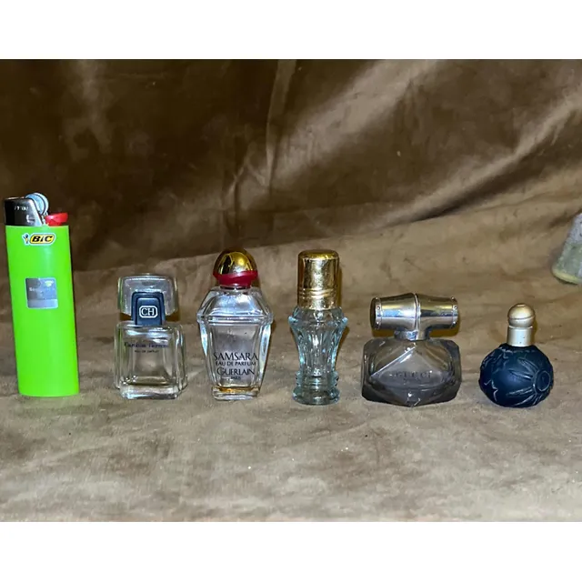 Frasco Perfume Importados Gucci Carolina Herrera Lote De 5