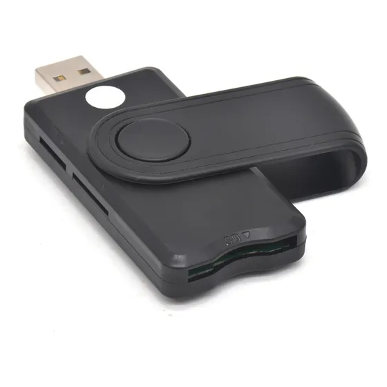 Lector De Tarjetas Inteligentes Usb 2.0 Multifunción Para Si