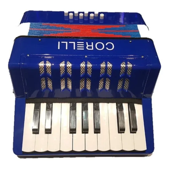 Acordeón Corelli Whc104 De 8 Bajos 17 Teclas Piano
