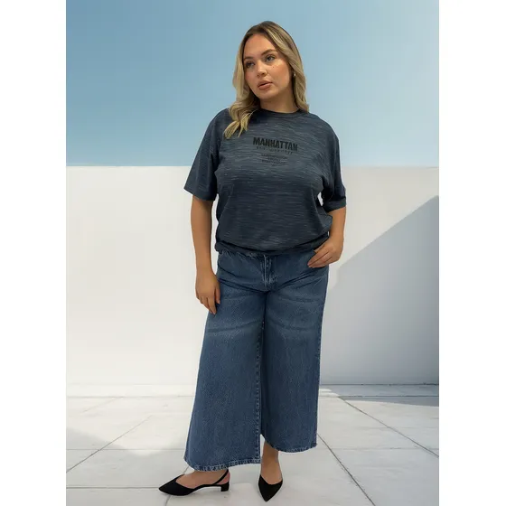 Remera Estampa Manhattan Dama T- Especial