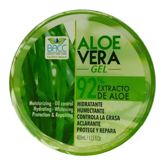 Gel Hidratante Facial Y Corporal Aloe Vera Bacc Beauty