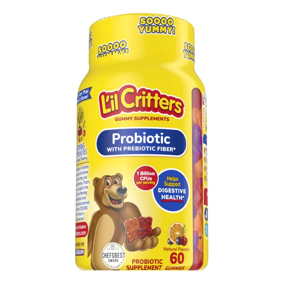 Suplemento Lil Critters Probiotic Daily Gummy 60 Unidades Pa