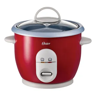 Panela Elétrica Para Arroz Facile Vermelha Oster 110v Panela Elétrica Para Arroz Facile Vermelha Oster 110v