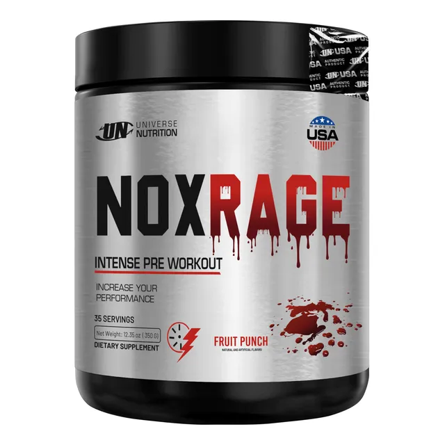 Nox Rage / Pre-workout En Polvo - Universe Nutrition 350gr