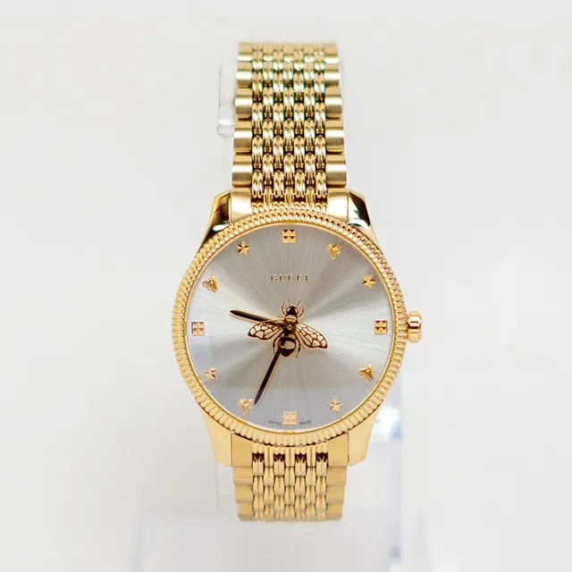 Gucci Reloj De 29mm G-timesless Abeja Dorado Original