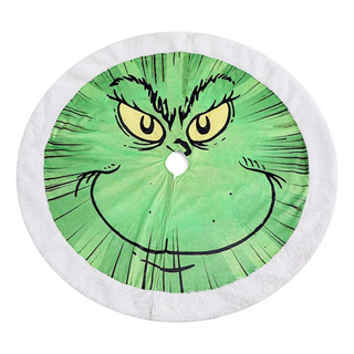 Falda De Árbol De Navidad Grinch De 45.6 Pulgadas Para Decor Falda De Árbol De Navidad Grinch De 45.6 Pulgadas Para Decor