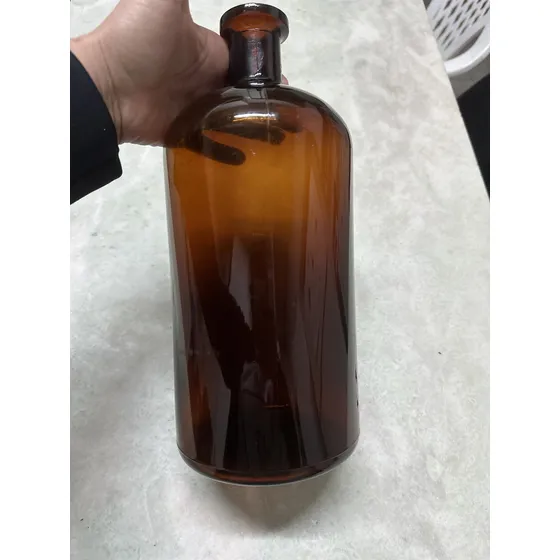 Botella Antigua De Farmacia Sin Tapa