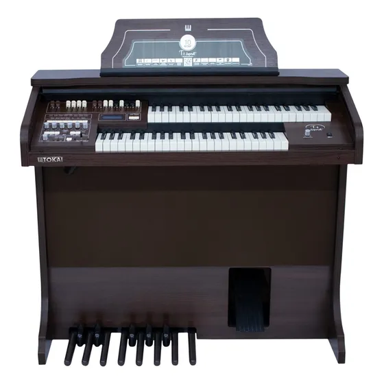 Órgão Eletrônico Tokai T-1 Spinet Marrom
