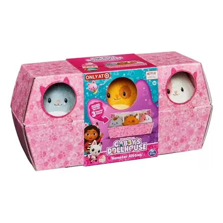 Pelúcia Infantil Gabby's Dollhouse 3 Hamsters 3914 - Sunny Colorido