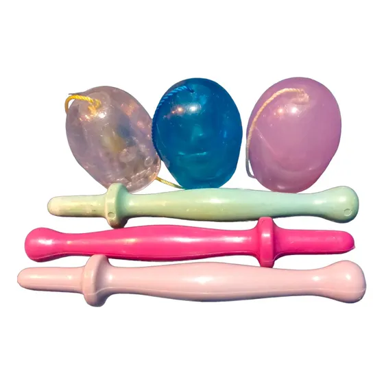 Perinolas Multicolores De Plástico Duradera Pack De 4 Pzas