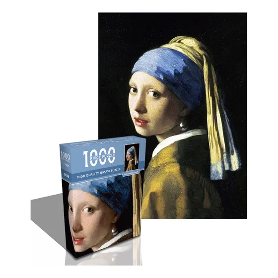 Rompecabezas Joven Con Arete De Perla Vermeer 1000 Pz Clementoni