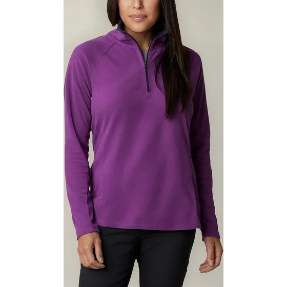 Buzo Mujer Columbia Glacial Iv Micropolar Medio Cierre