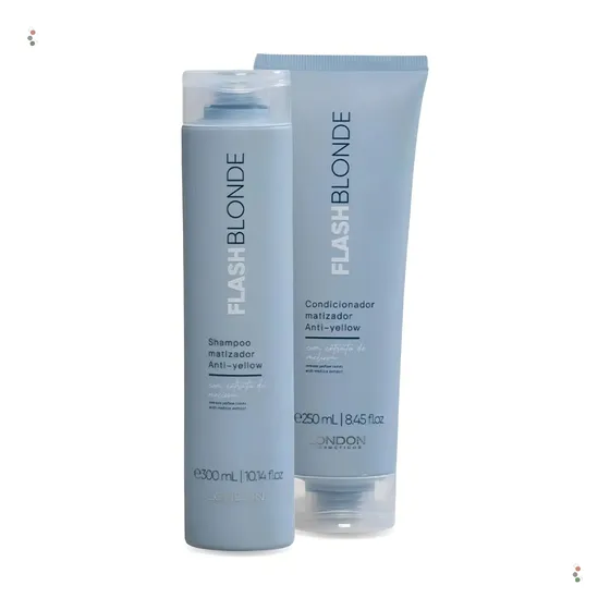 Kit Shampoo E condicionador home care London Flash Blonde