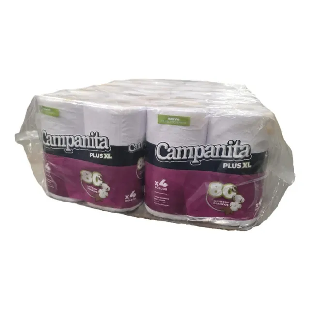 Papel Higienico Campanita Plus Xl 80m X 40 Rollos