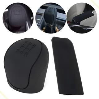 Kit Capa Silicone Proteção Manopla Câmbio Carro Marcha Suor 