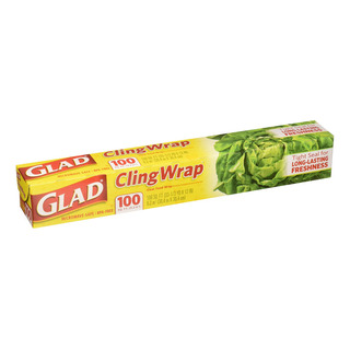 Envoltura Adhesiva De Plástico Glad De 100 M² Sin Bpa, Apta Envoltura Adhesiva De Plástico Glad De 100 M² Sin Bpa, Apta